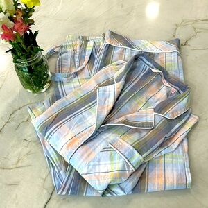 Victoria's Secret Multicolor Striped Pajama Set